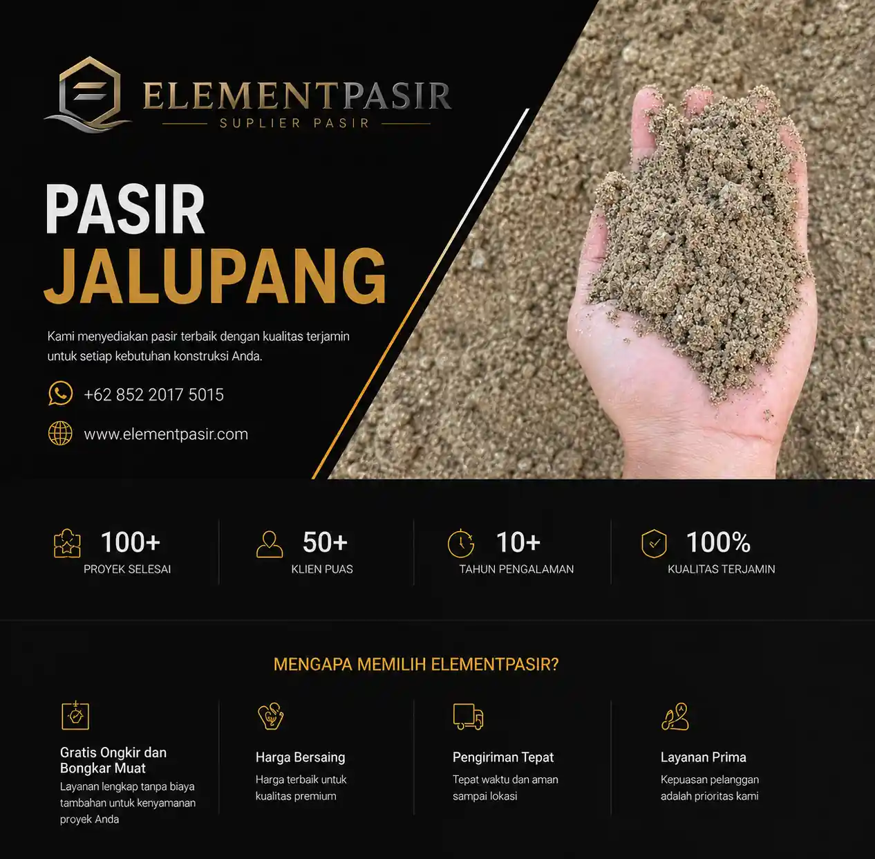 Jual pasir jalupang 100% asli jakarta siap kirim 24 jam cod elementpasir